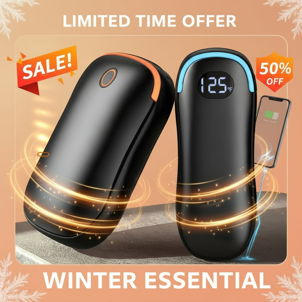 Warm Hands, Charged Phone – Power Warmer