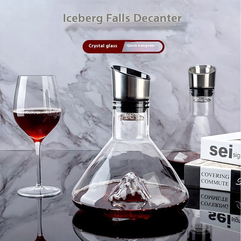 Wine Breathes Beautifully – Waterfall Decanter