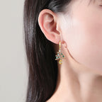Festive Sparkle, Elegant Style – Tree Earrings