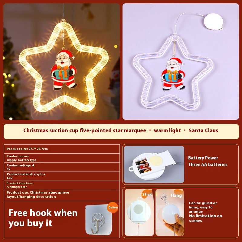 Instant Holiday Glow – LED Star Lights