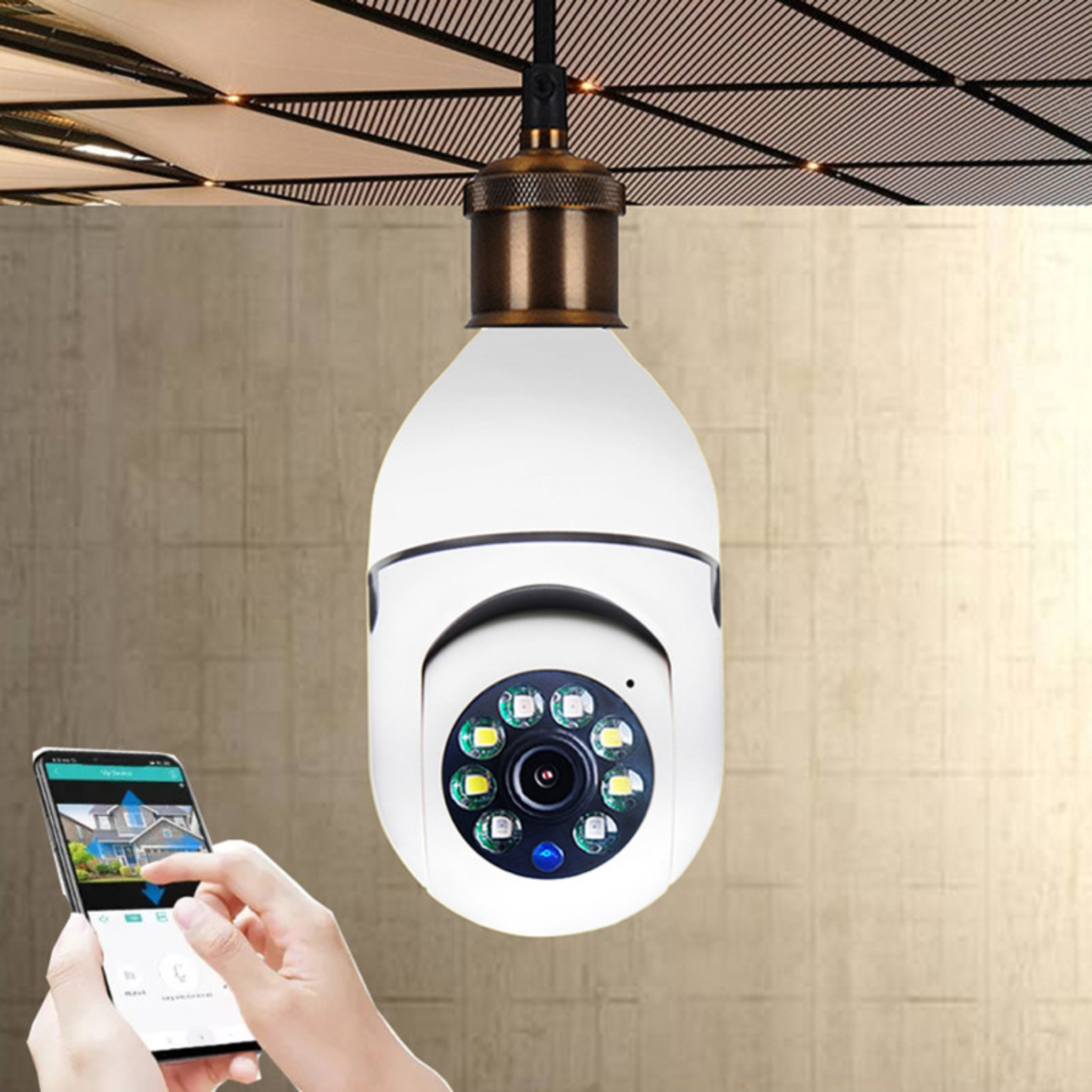 Complete Home Security – Smart Camera Bulb