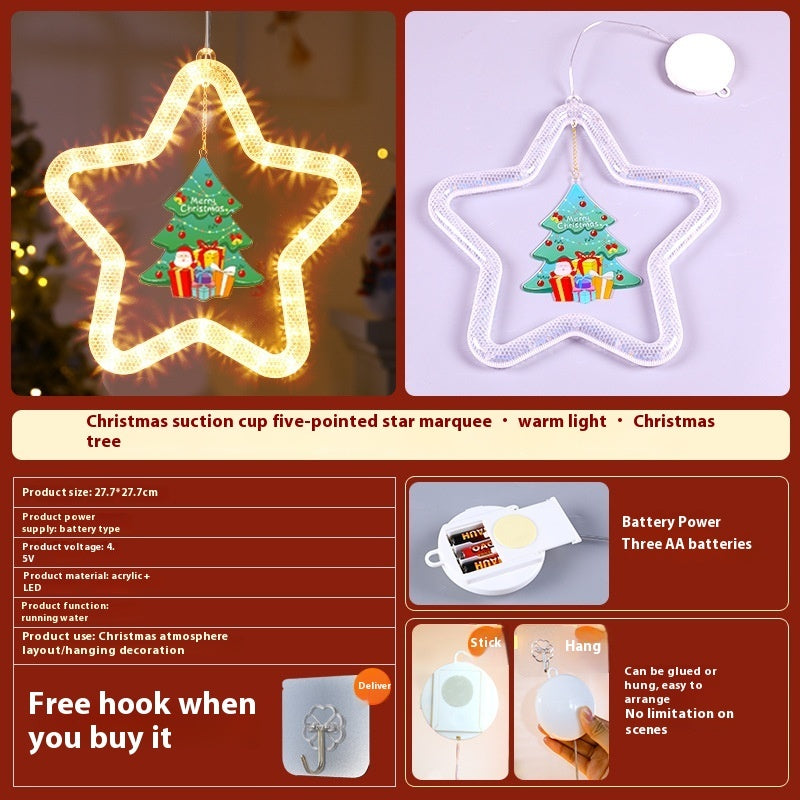 Instant Holiday Glow – LED Star Lights