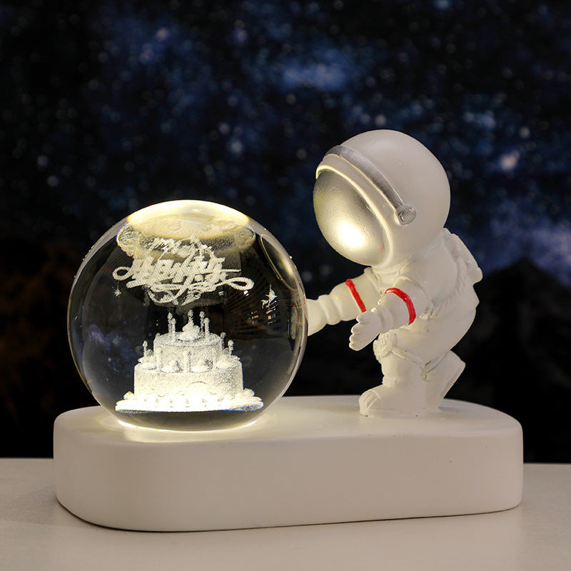 Cosmic Dreams Light Up – Astronaut Lamp