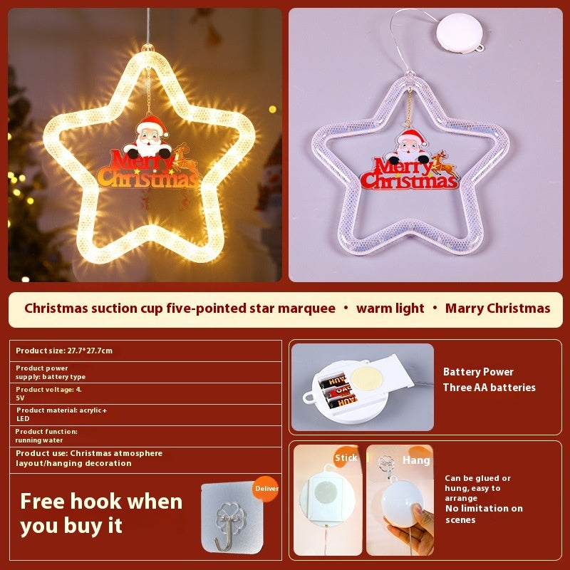 Instant Holiday Glow – LED Star Lights