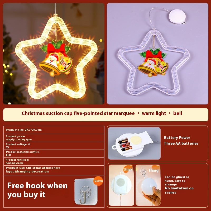Instant Holiday Glow – LED Star Lights