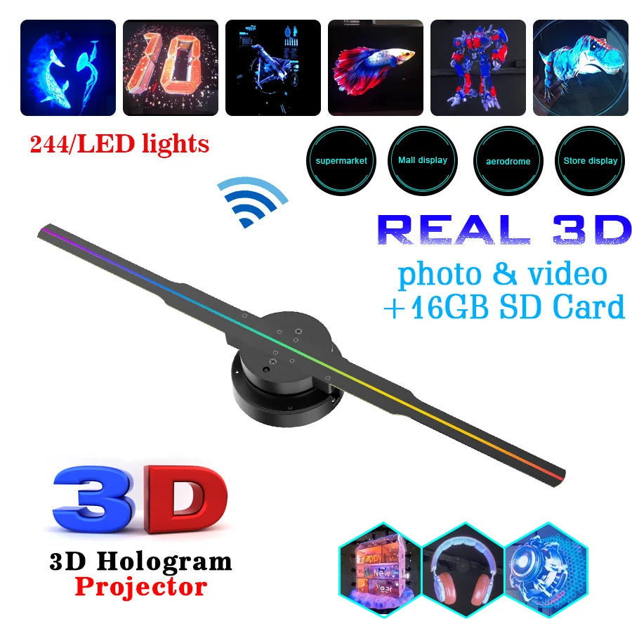 Stunning 3D Display – Holographic Projector
