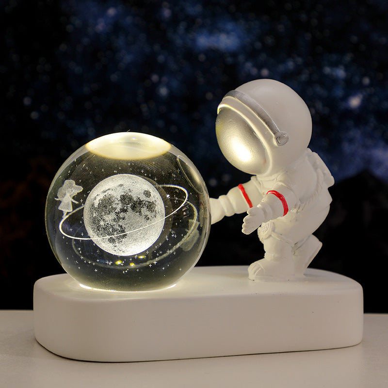 Cosmic Dreams Light Up – Astronaut Lamp