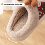Festive Comfort – Cozy Reindeer Slippers