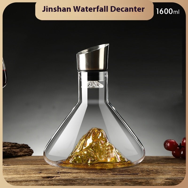 Wine Breathes Beautifully – Waterfall Decanter