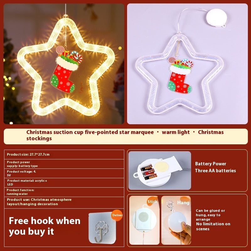 Instant Holiday Glow – LED Star Lights