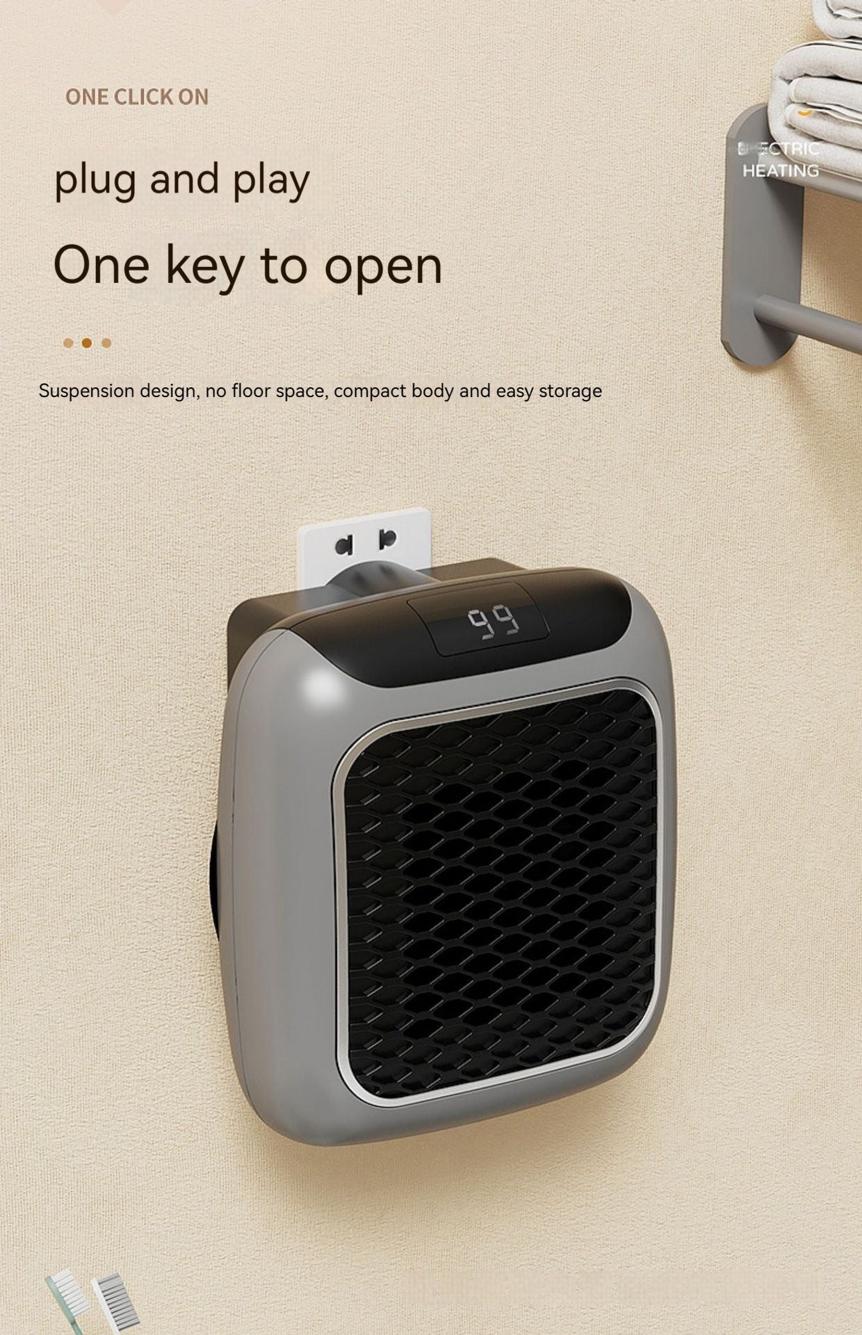 Cozy Rooms in Seconds – Wall-Mount Heater