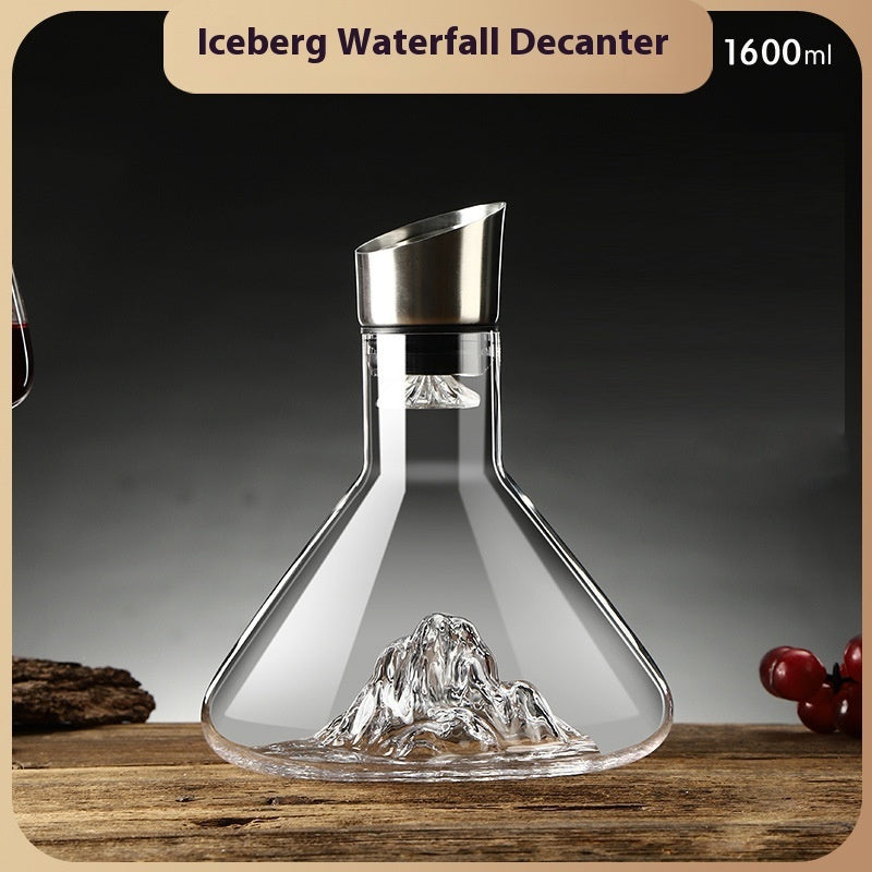 Wine Breathes Beautifully – Waterfall Decanter